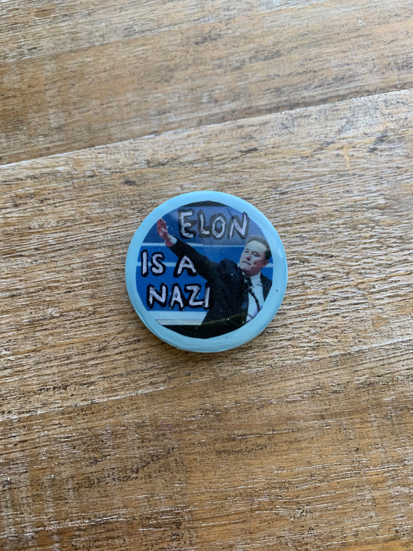 Elon is a Nazi Anti Fascism Clay Fridge Magnet