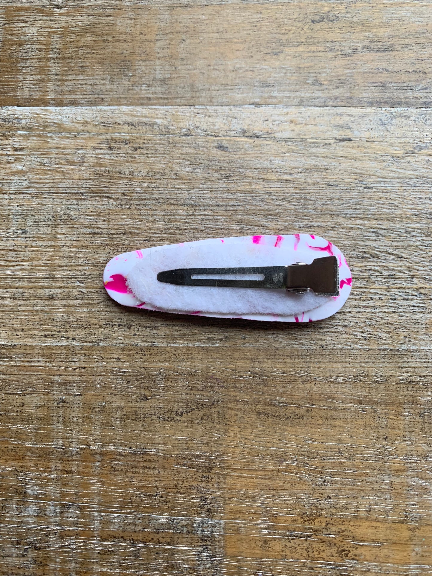 Women Don’t Owe You Shit Polymer Clay Hair Clip Rhinestone Feminist Hair Accessory