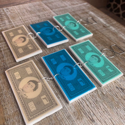 Free Luigi Money Earrings Activist Polymer Clay Revolution Clip On Earrings Ear Hangers