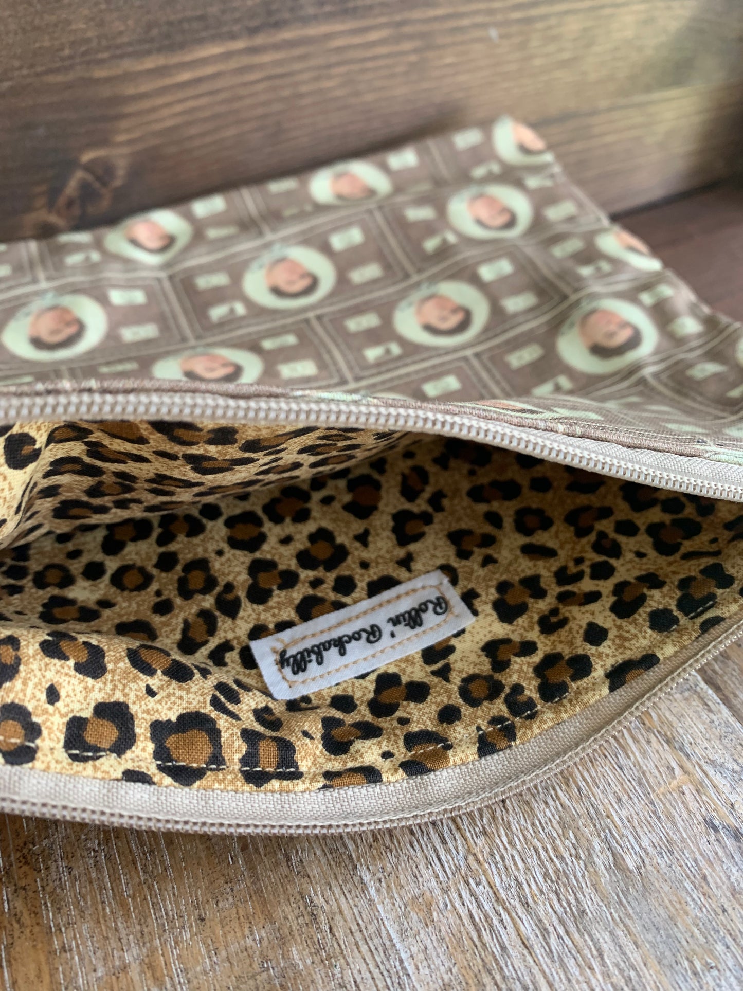 Luigi Yellow Deny Defend Depose Makeup Cosmetic Bag Zipper Pouch