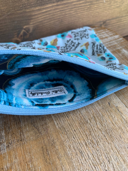 Shut The Fuck Up & Get Vaccinated Wallet Zipper Pouch With Button Flower Bag