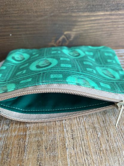 Luigi Deny Defend Depose Green Coin Purse Zipper Pouch