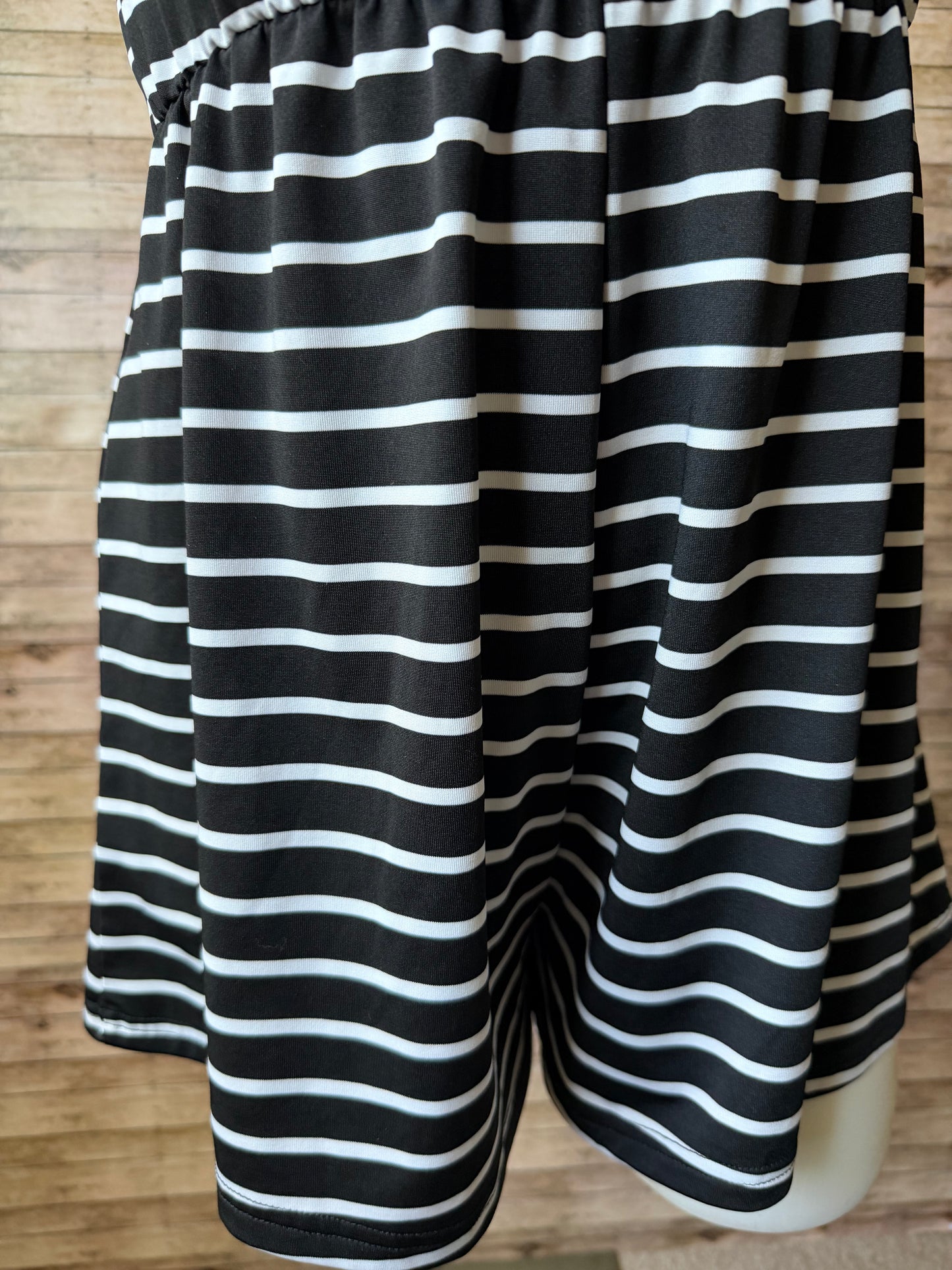 Good People Don’t Vote for Rapists Reclaimed Upcycled Romper Jumpsuit Shorts Size M Womens