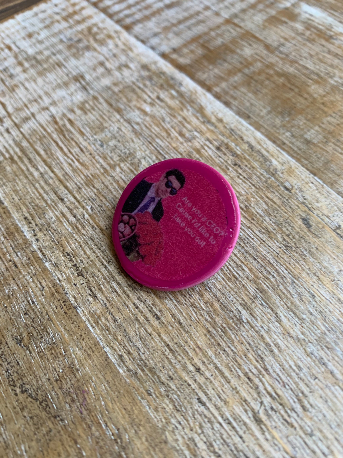 Are You A CEO Polymer Clay Liberal Luigi Protest Pin