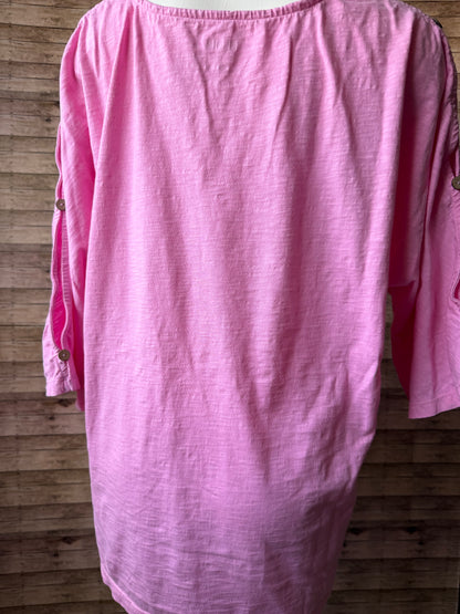 Medicated & Still a Bitch Reclaimed Upcycled T Shirt Size XL Womens