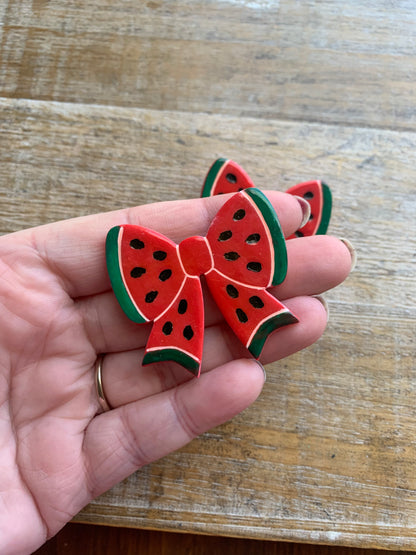 FREE PALESTINE Watermelon Pin Hand-painted Brooch ALL PROCEEDS DONATED