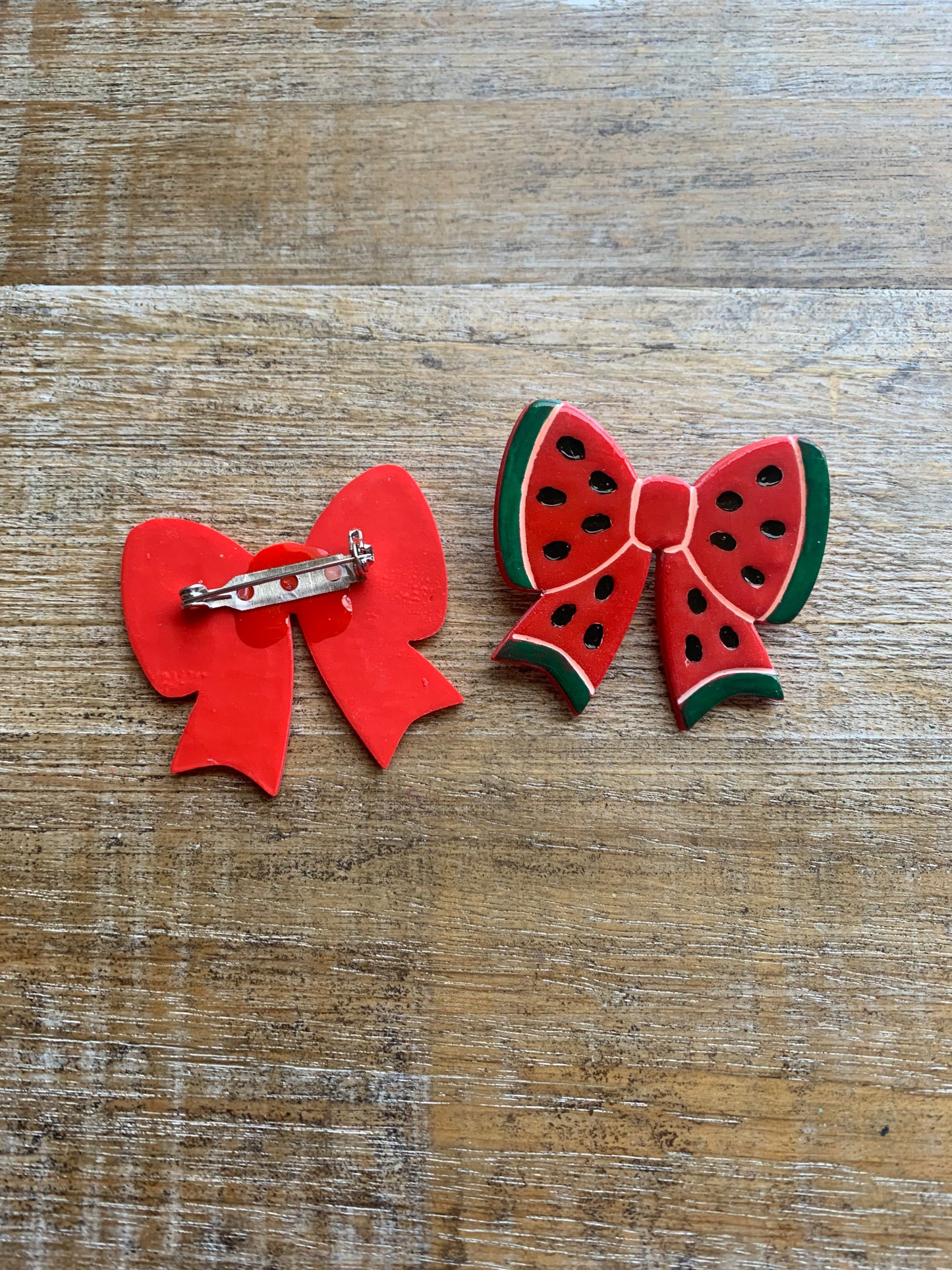 FREE PALESTINE Watermelon Pin Hand-painted Brooch ALL PROCEEDS DONATED