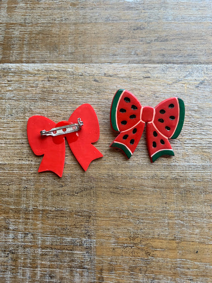 FREE PALESTINE Watermelon Pin Hand-painted Brooch ALL PROCEEDS DONATED