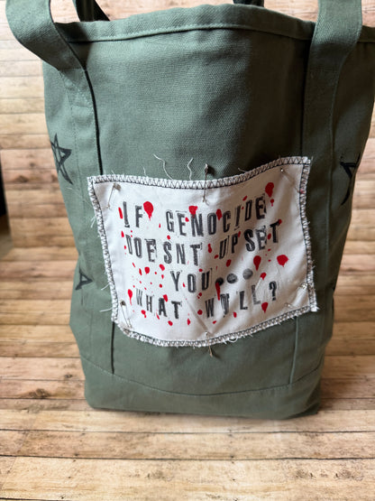The Revolution Will Not Be Televised Anti War Punk Tote Shoulder Bag