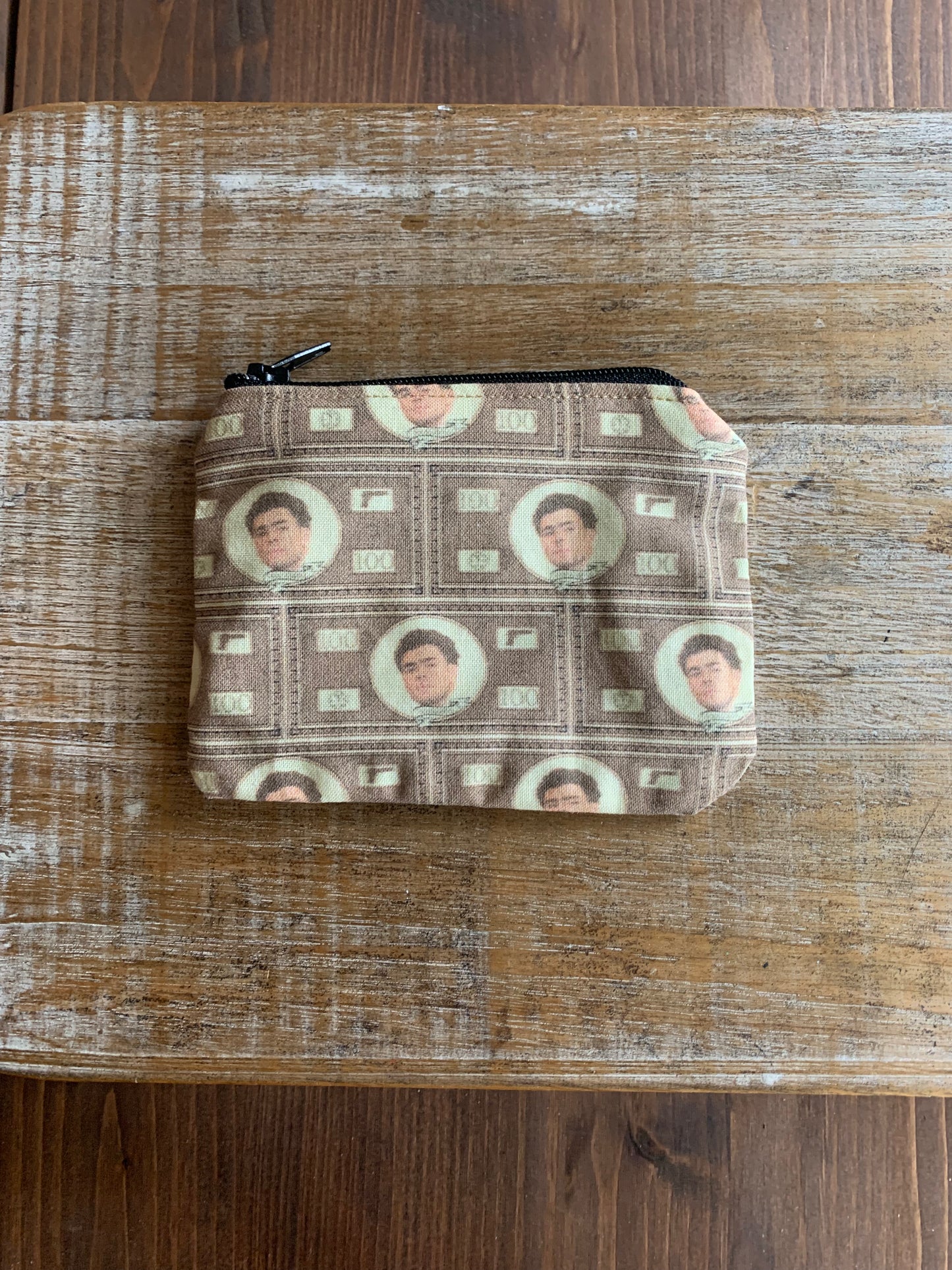 Luigi Yellow Deny Defend Depose Coin Purse Zipper Pouch