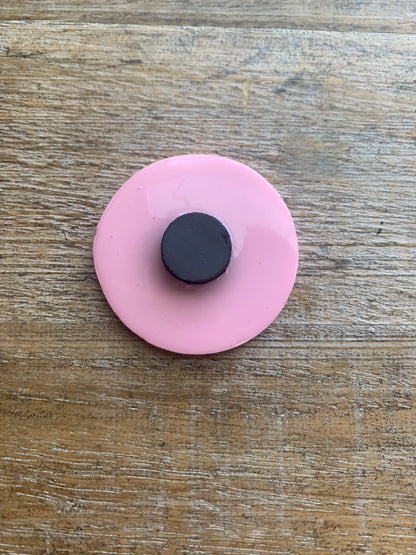 Anti Trump Pink Rose Clay Magnet