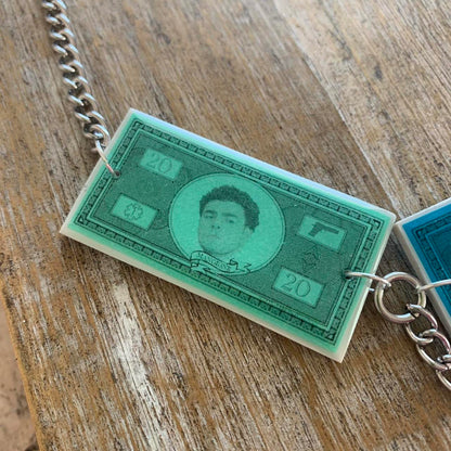 Luigi Money Statement Clay Necklace Free Luigi Deny Defend Depose