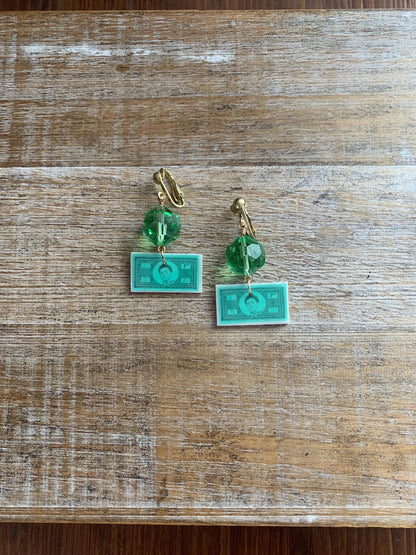 Deny Defend Depose Luigi Money Clip On Earrings Activist Polymer Clay Revolution Earrings Ear Hangers Eat The Rich