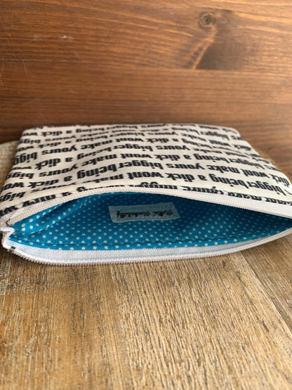 Being a Dick Won’t Make Yours Bigger Funny Anti-Republican  Wallet Coin Purse